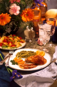 Food plate thanksgiving