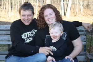 family picture before purdue iu game
