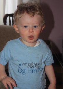 I'm going to be a big brother