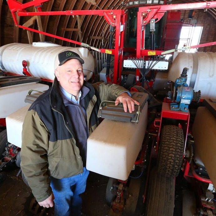 Agronomist Kevin Hoyer