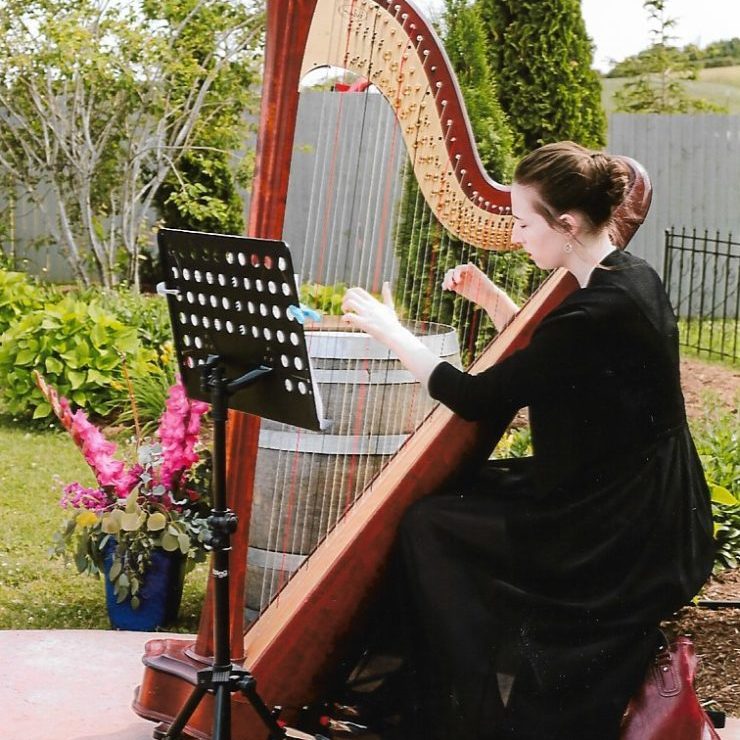 Harpist Callie Greene